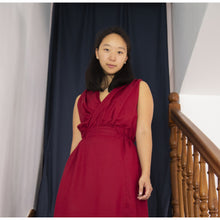 Charger l'image dans la galerie, Robe Cobée MIDI - Lyocell Rouge carmin
