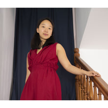 Charger l'image dans la galerie, Robe Cobée - Lyocell Rouge carmin