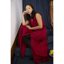 Charger l'image dans la galerie, Robe Cobée LONGUE - Lyocell Rouge carmin
