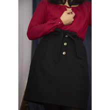 Charger l'image dans la galerie, Jupe Oxalis - Laine Noire