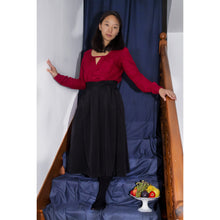 Charger l'image dans la galerie, Jupe Cosmos - Soie Noir