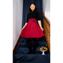 Charger l'image dans la galerie, Jupe Cosmos - Lyocell Rouge carmin