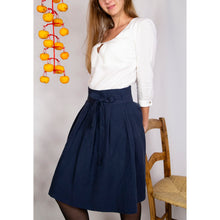 Charger l'image dans la galerie, Jupe Cosmos - Lyocell Bleu nuit