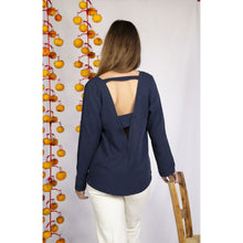 Charger l'image dans la galerie, Haut Acanthe - Lyocell Bleu nuit