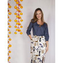 Charger l'image dans la galerie, Haut Nigelle - Coton bio Bleu ardoise