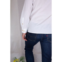 Charger l'image dans la galerie, Chemise h. Adénium - Coton bio Blanc