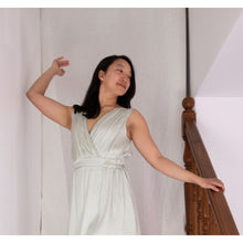 Charger l'image dans la galerie, Robe Cobée COURTE - Viscose Vert de gris
