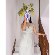 Charger l'image dans la galerie, Robe Cobée LONGUE - Viscose Vert de gris