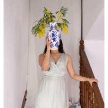 Charger l'image dans la galerie, Robe Cobée COURTE - Viscose Vert de gris