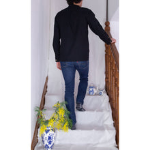 Charger l'image dans la galerie, Chemise h. Adénium - Coton bio Noir