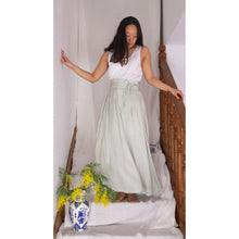 Charger l'image dans la galerie, Jupe Cosmos - Viscose Vert de gris