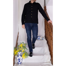 Charger l'image dans la galerie, Chemise h. Hoya - Coton bio Noir