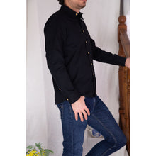 Charger l'image dans la galerie, Chemise h. Hoya - Coton bio Noir