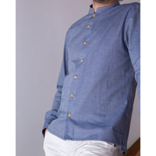 Charger l'image dans la galerie, Tissus - Chambray de coton biologique Denim