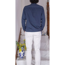 Charger l'image dans la galerie, Chemise h. Hoya - Coton bio Bleu ardoise