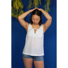 Charger l'image dans la galerie, Haut Morelle - Coton bio Blanc