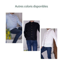 Charger l'image dans la galerie, Chemise h. Adénium - Coton bio Bleu ardoise