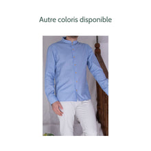 Charger l'image dans la galerie, Chemise h. Adénium - Chambray de coton bio Denim