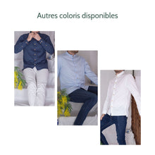 Charger l'image dans la galerie, Chemise h. Adénium - Coton bio Noir