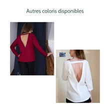 Charger l'image dans la galerie, Haut Acanthe - Lyocell Bleu nuit