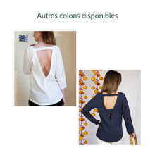 Charger l'image dans la galerie, Haut Acanthe - Lyocell Rouge carmin