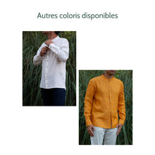 Charger l'image dans la galerie, Chemise h. Adénium - Lin Vert paon