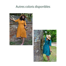 Charger l'image dans la galerie, Robe Anémone COURTE - Lin Blanc cassé