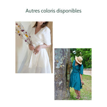 Charger l'image dans la galerie, Robe Anémone COURTE - Lin Jaune fricaro