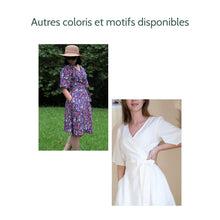 Charger l'image dans la galerie, Robe Anémone COURTE - Lyocell Plaine ruby