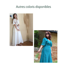 Charger l'image dans la galerie, Robe Anémone LONGUE - Lin Jaune fricaro