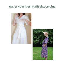 Charger l'image dans la galerie, Robe Anémone MIDI - Lyocell Plaine ruby