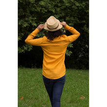 Charger l'image dans la galerie, Chemise f. Calathéa - Lin Jaune fricaro & Triangle jaune