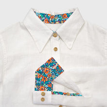 Charger l'image dans la galerie, Chemise f. Calathéa - Lin Blanc cassé