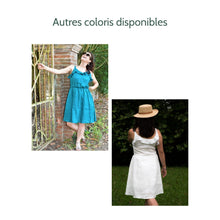 Charger l'image dans la galerie, Robe Campanule COURTE - Lin Jaune fricaro