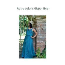 Charger l'image dans la galerie, Robe Campanule LONGUE - Lin Jaune fricaro