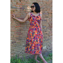 Charger l'image dans la galerie, Robe Campanule - Lyocell Plaine ruby