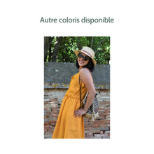 Charger l'image dans la galerie, Robe Campanule MIDI - Lin Vert paon