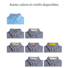 Charger l'image dans la galerie, Chemise f. Calathéa - Coton bio Denim & Félicia