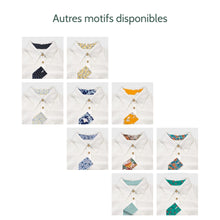 Charger l'image dans la galerie, Chemise f. Calathéa - Lin Blanc cassé & Citron bleu