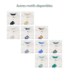 Charger l'image dans la galerie, Chemise f. Calathéa - Lin Blanc cassé & Lys moutarde