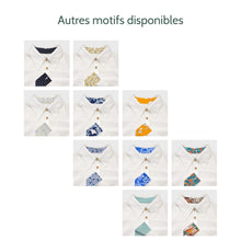 Charger l'image dans la galerie, Chemise f. Calathéa - Lin Blanc cassé & Tulipes