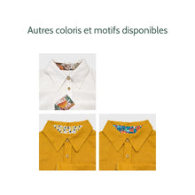 Charger l'image dans la galerie, Chemise f. Calathéa - Lin Jaune fricaro & Tropique rouge