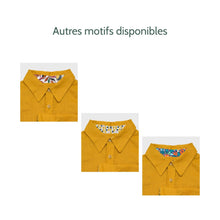 Charger l'image dans la galerie, Chemise f. Calathéa - Lin Jaune fricaro sans motif