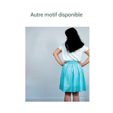 Charger l'image dans la galerie, Jupe Clématite - Gaze de Coton Bleu roi