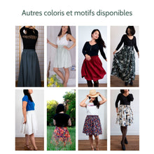 Charger l'image dans la galerie, Jupe Clématite - Lyocell Fleurs de Sienne