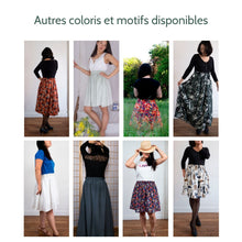 Charger l'image dans la galerie, Jupe Clématite - Lyocell Rouge carmin