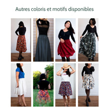 Charger l'image dans la galerie, Jupe Clématite - Viscose Vert de gris