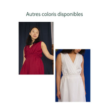 Charger l'image dans la galerie, Robe Cobée COURTE - Viscose Vert de gris