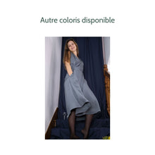 Charger l'image dans la galerie, Robe Cobée MIDI - Soie Noire