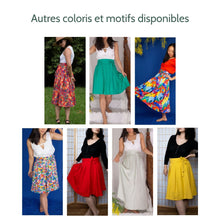 Charger l'image dans la galerie, Jupe Cosmos LONGUE - Lyocell Nuit fleurie